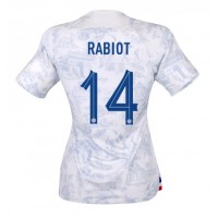 Koszulka piłkarska Francja Adrien Rabiot #14 Strój wyjazdowy dla kobiety MŚ 2022 tanio Krótki Rękaw